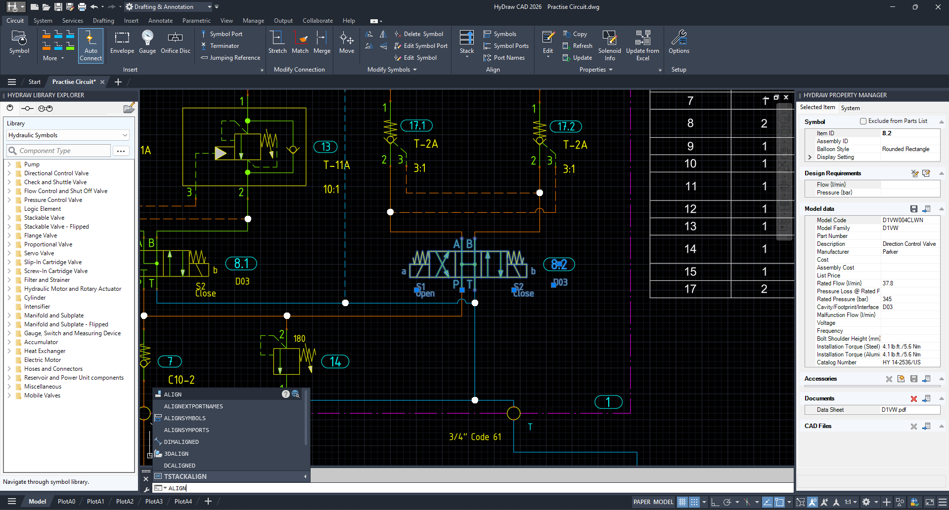Familiar 2D-3D CAD Interface and Command Line Control